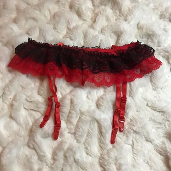 NWT Fhideai Women’s Garter Belt Intimate And Sleepwear Red | Size - Multi - Picture 9 of 9